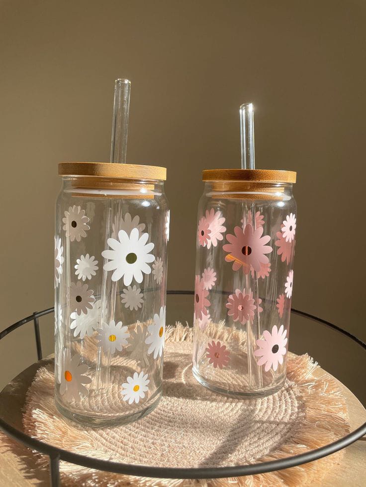 Glass Tumbler I Flower Edition
